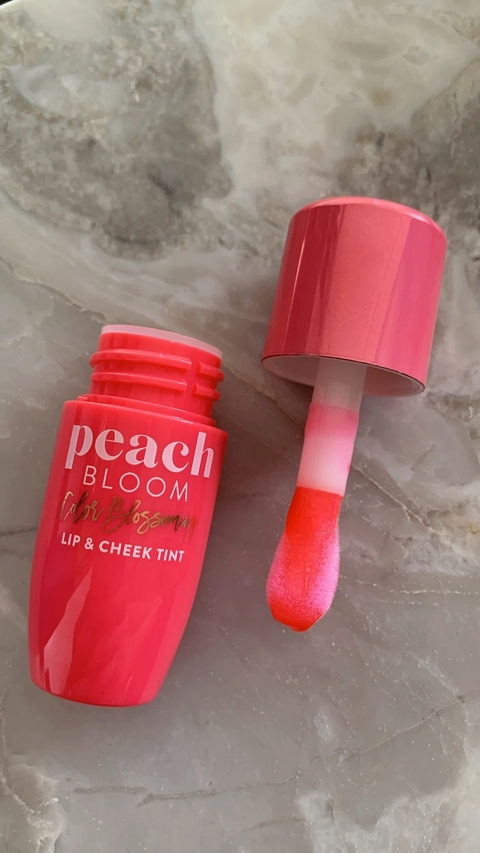 LIP TINT PEACH BLOOM COLOR BLOSSOMING LIP & CHEEK TINT PEACH GLOW TOO FACED