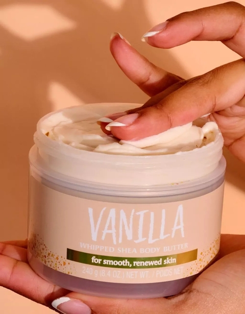 MANTEIGA CORPORAL VANILLA 240G - TREE HUT - WHIPPED SHEA BODY BUTTER