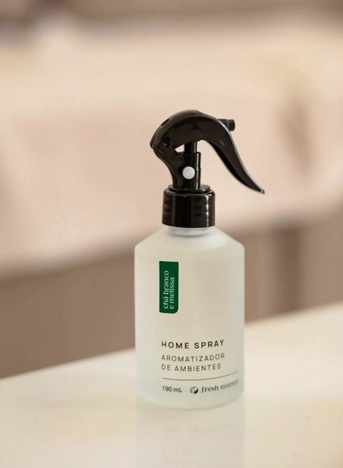 HOME SPRAY CHÁ BRANCO E MELISSA | FRESH ESSENCE 190ML