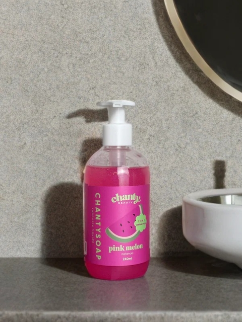 PINK MELON SABONETE LÍQUIDO 2 EM 1 CHANTYSOAP | CHANTY BEAUTY 240ML