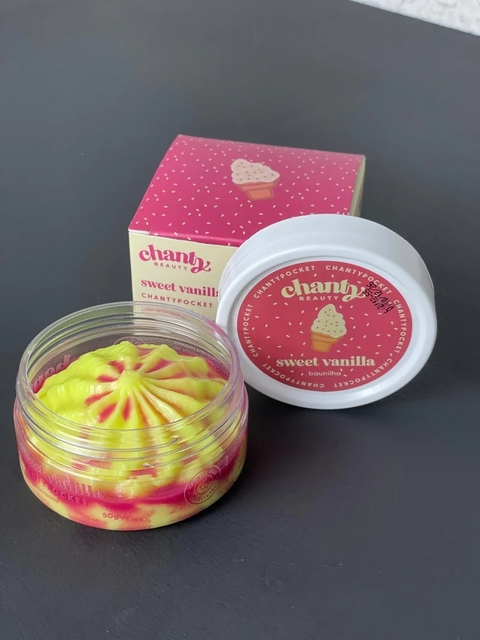 SWEET VANILLA MANTEIGA CORPORAL CHANTY POCKET | CHANTY BEAUTY 50G