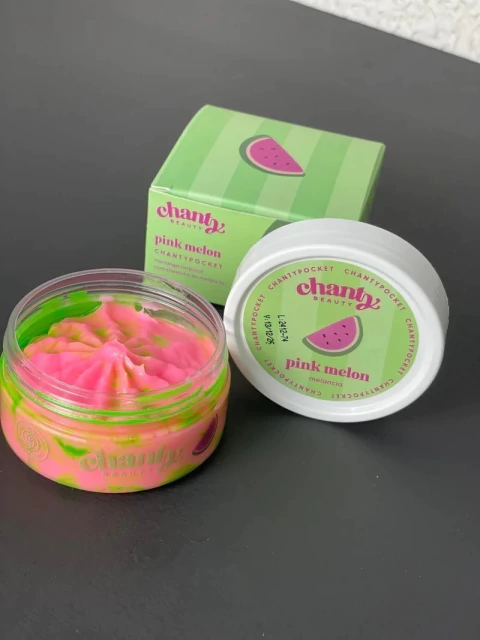PINK MELON MANTEIGA CORPORAL CHANTY POCKET | CHANTY BEAUTY 50G