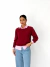 Blusa tricô Cecilia - Cereja - comprar online