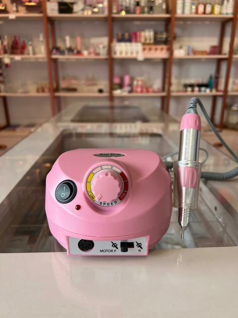 Motor Porquinho NailStar Rosa 30.000 RPM BIVOLT