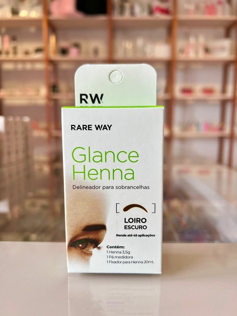 Henna Glance Rare Way 3,5g Loiro escuro