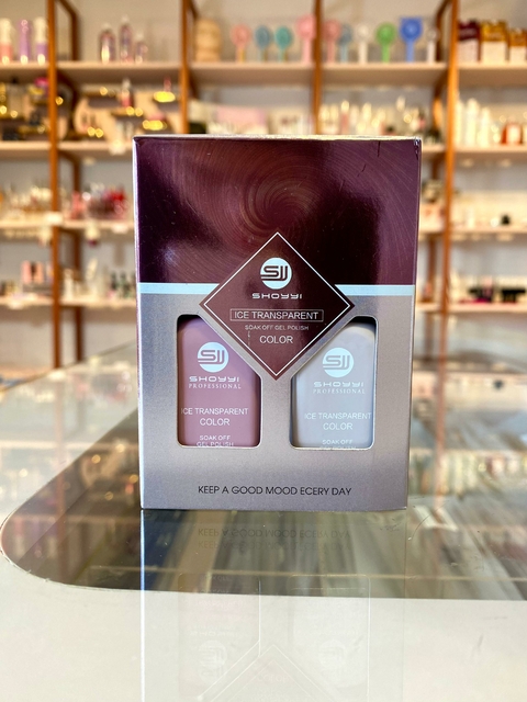 Kit Shoyyi com 2 esmaltes Nude e Rosa