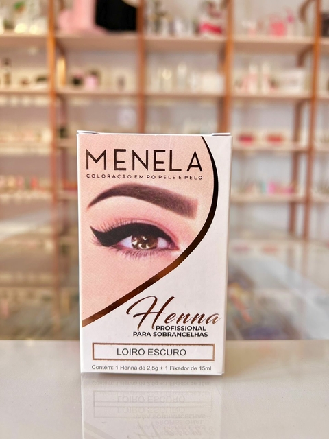 Henna Menela 2,5g loiro escuro