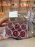 Kit de Glitter Nail Art com 12 potes sortidos ROSA/ROSE