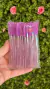 Escovinhas Glitter 50 unid ROXA - comprar online