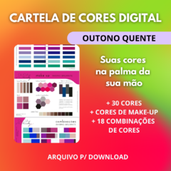 Cartela de Cores DIGITAL _ Outono Quente