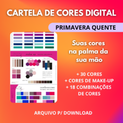 Cartela de Cores DIGITAL _ Primavera Quente