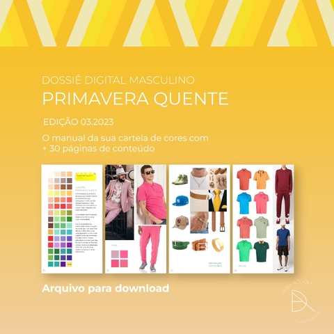 Dossiê Digital Masculino Primavera Quente