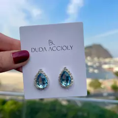 Brinco ponto de luz tiffany