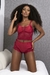 BABYDOLL DE CROPPED E SHORT CURTINHO