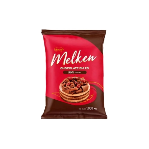 Chocolate em Pó 50% Cacau 1,05kg - Melken