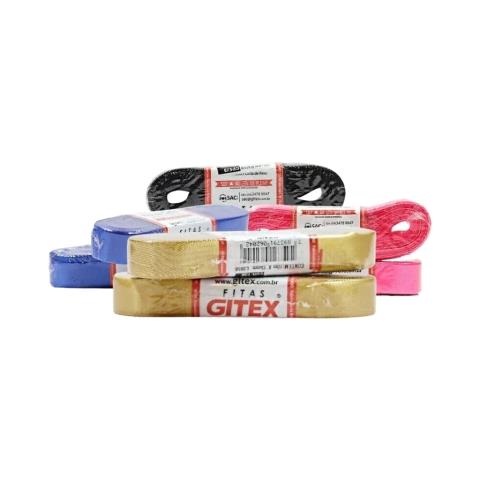 Fita de Cetim Média 10m x 15mm - Gitex