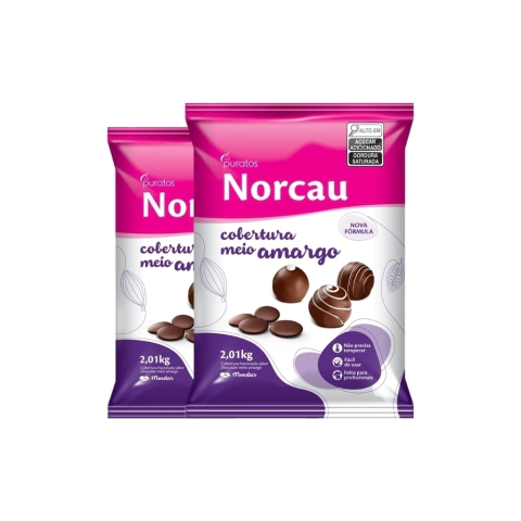 Cobertura Fracionada Chocolate Meio Amargo - 2,01kg - Puratos