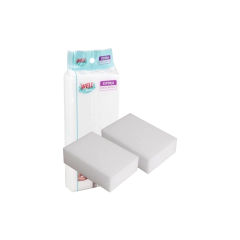 Esponja Mágica Multiuso - Well Clean - Avulso ou Pacote