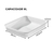 Bandeja Plástica Branca 8 Litros - comprar online