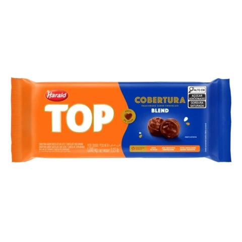 Cobertura TOP Barra Sabor Chocolate Blend | 1,01Kg Harald