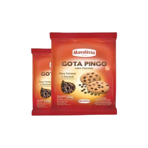 Gota Pingo Sabor Chocolate Ao Leite 1Kg - Mavalério