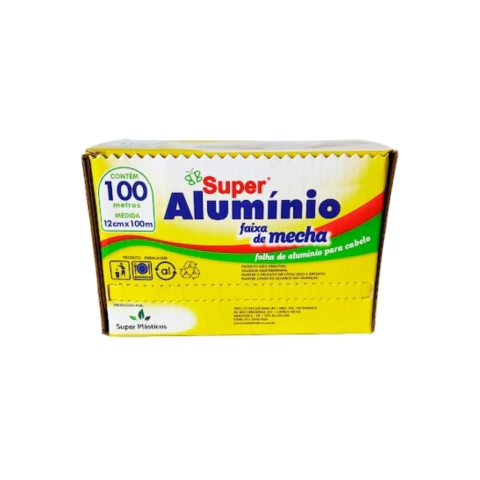 Faixa de Alumínio Para Mecha de Cabelo | Pacote c/100 Metros