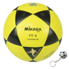 Bola Oficial de Futevôlei • Mikasa FT-5 Amarela/Preta + Chaveiro Mikasa FT-5