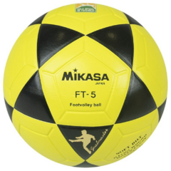 Bola Oficial de Futevôlei • Mikasa FT-5 • Amarela/Preta