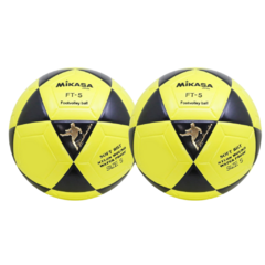 COMBO - Duas Bolas Oficiais de Futevôlei Mikasa FT-5 • Amarela/Preta - comprar online