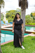 Saia Plus size esportiva com fenda