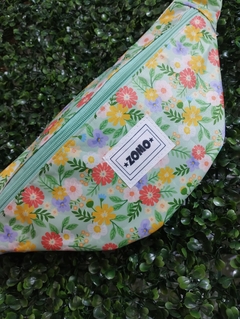 Riñonera XL (Verde Floral) - comprar online