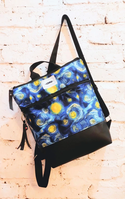 Mochila Luisina (estampa Noche Estrellada) - comprar online