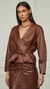 Blusa De Couro - Animale