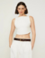Blusa Cropped De Malha Crepe - Animale - comprar online