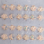 Broches de Pelo Dorado con Diamantes