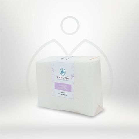 Aynuqa Jabón sólido vegetal x 100 gr aprx.