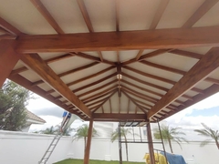 Forro Para Pergolado Algodão cor Castanho 160cm Alto Padrão - Natural Palhas