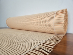 Palhinha Indiana Quadriculada Celulose cor Creme 80cm
