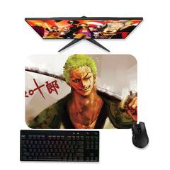 Mouse pad gamer One piece Zoro 1 - Mousepad onepiece 90x40 80x40 60x40 70x30 na internet