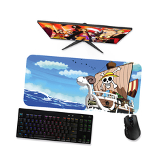 Mouse pad gamer One piece Going Merry 3 - Mousepad onepiece 90x40 80x40 60x40 70x30 - RAIKG Store