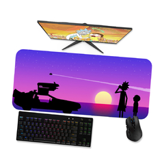 Mouse pad gamer Rick e Morty - OP10 90x40 80x40 60x40 70x30