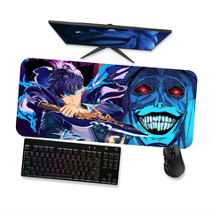 Mouse pad Solo Leveling Jin Woo 12 - Mousepad Gamer 90x40 80x40 60x40 70x30 - comprar online