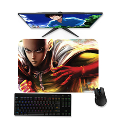 Mouse pad gamer One punch man Saitama 1 - Mousepad onepiece 90x40 80x40 60x40 70x30 na internet