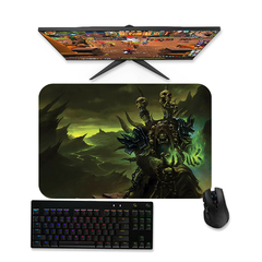 Mouse pad gamer Wow Guldan 1 - Mousepad World of warcraft 90x40 80x40 60x40 70x30 na internet