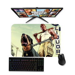 Mouse pad gamer GTA V Franklin 1 - Mousepad GTA 5 90x40 80x40 60x40 70x30 na internet