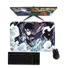 Mouse pad gamer Naruto - Sasuke Uchiha 4 - Mousepad Rinnegan Sharingan 90x40 80x40 60x40 70x30 na internet