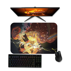 Mouse pad gamer Demon Slayer Kimetsu no Yaiba - Zenitsu 1 - Mousepad 90x40 80x40 60x40 70x30 na internet
