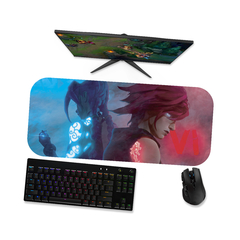 Mouse pad gamer Arcane Jinx e Vi 2 - Mousepad 90x40 80x40 60x40 70x30 - RAIKG Store