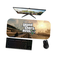 Mouse pad gamer GTA V Cenário 1 - Mousepad 90x40 80x40 60x40 70x30 - RAIKG Store