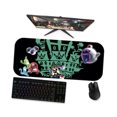 Mouse pad gamer Luigi 1 - Mousepad Mário 90x40 80x40 60x40 70x30 - RAIKG Store